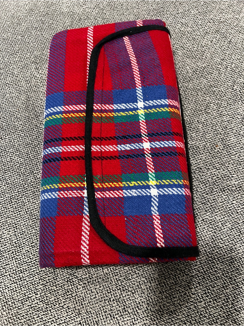 Red Tartan Travel/Picnic Blanket